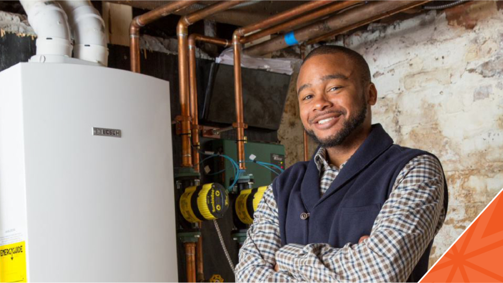 With a highefficiency boiler, Steve & Tanya are saving 1,800 annually