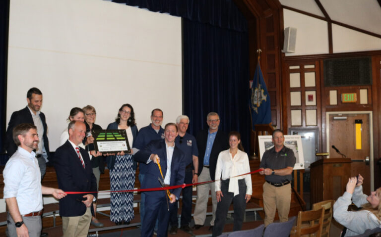 The town of Portland strives to make their school more sustainable.